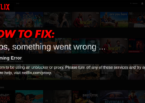 How to fix netflix VPN streaming error