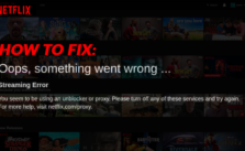 How to fix netflix VPN streaming error