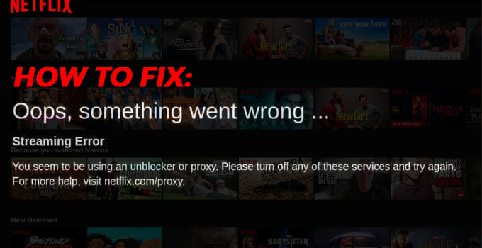 netflix site error vpn surfshark